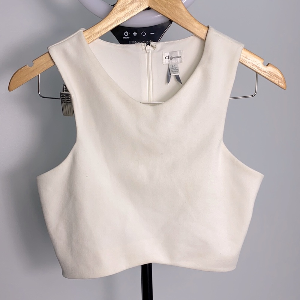 White Dressy Crop